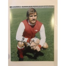 Signed photo of Eddie Kelly the Arsenal footballer.